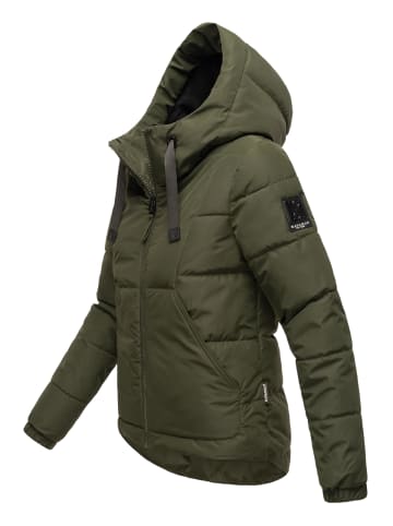 Navahoo Steppjacke Eisbällchen in Dark Olive