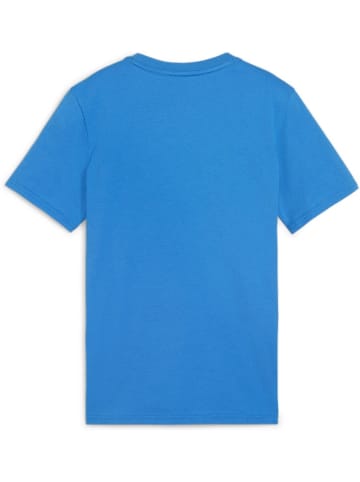Puma T-Shirt "TeamGoal CasuaLongsleeve Tee Jr" in Blau
