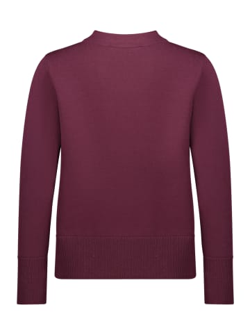 Betty Barclay Strickpullover mit Stehkragen in Dark Aubergine