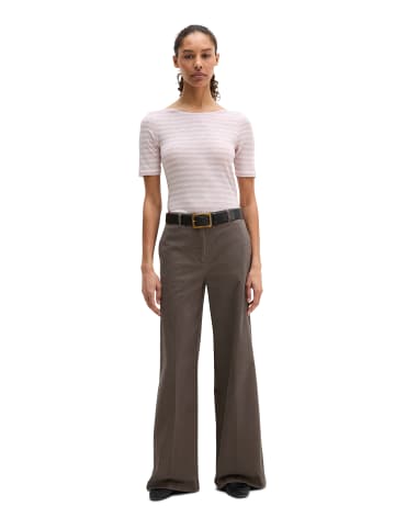 Marc O'Polo Gestreiftes T-Shirt slim in Light Purple