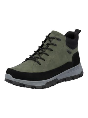 Stiefelette Schwarz/Grün