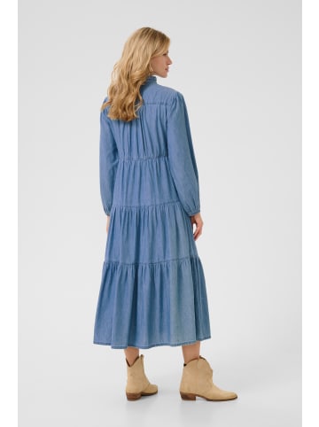 Cream Kleid CRBritt Feminine in Toronto Medium Blue denim