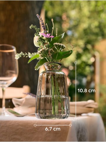 Praknu Kleine Glasvasen für Tischdeko - 6er Set - Vintage Charme - Runde