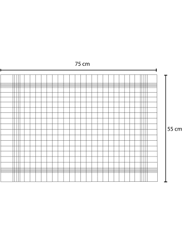 Aspero 100 Geschirrtücher aus Baumwolle in Weiß/Grün