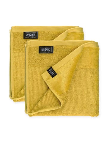 Schöner Wohnen Kollektion Handtuch im 2er Set in Gelb