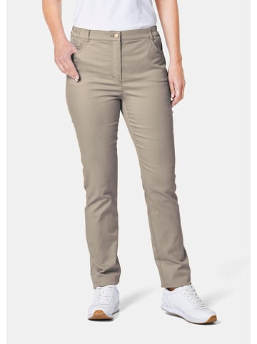 GOLDNER Kurzgröße:  Bequeme Hose LOUISA COMFORT+ in beige