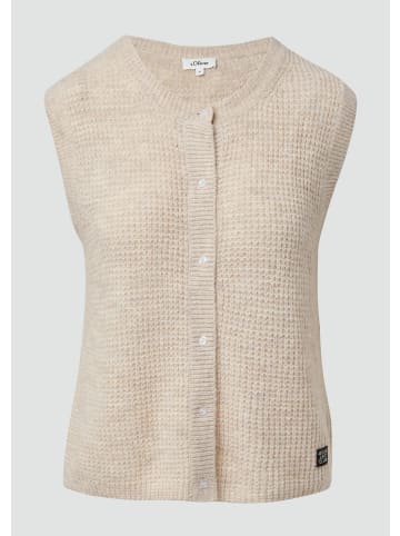 s.Oliver Strickjacke in 81W9_beige