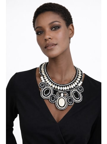 collezione alessandro Kurze Kette " Chaima " in schwarz