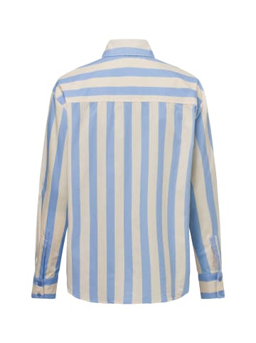 Franco Callegari Bluse in hellblau beige