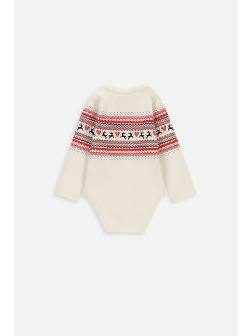 Coccodrillo Langärmeliger Bodysuit in ecru