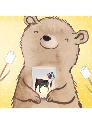 Mr. & Mrs. Panda Teelichthalter Boston Terrier Lebensretter ohne... in Transparent