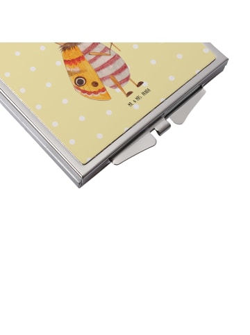 Mr. & Mrs. Panda Handspiegel Nachtfalter Fähnchen ohne Spruch in Gelb Pastell