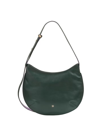 DuDu Hispani Schultertasche Leder 34 cm mangrove