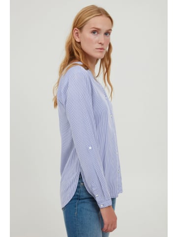 b.young Langarmbluse BYFABIANNE STRIPE SHIRT - 20807499 20807499 Damenbluse Lamgarm in Blau