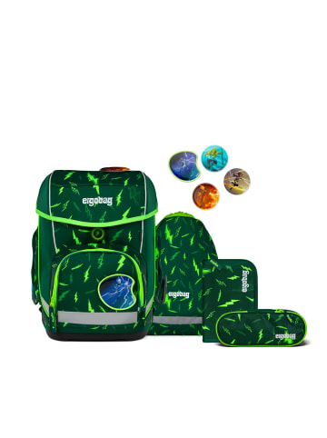 Ergobag Grundschulranzen-Set CUBO Bärtastisch 5-tlg. in Grün