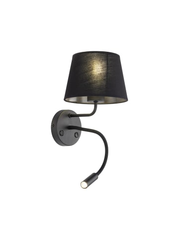 Licht-Erlebnisse Wandlampe (B)19 x (H)50 cm in Schwarz