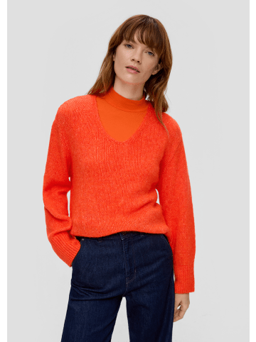 s.Oliver Strickpullover langarm in Orange