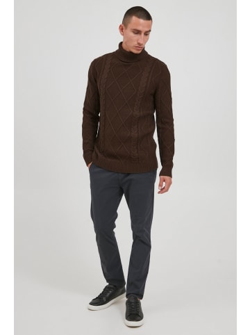 !SOLID Strickpullover SDTerence 21105731  Toller Rollkragenpullover mit Strukturmuster in Braun