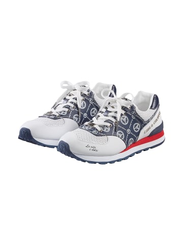 Carlo Colucci Sneaker Dal Molin in Weiß / Blau