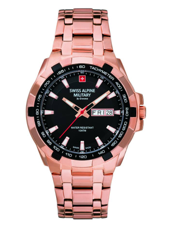 Swiss Alpine Military by Grovana Analoguhr für Herren in gold