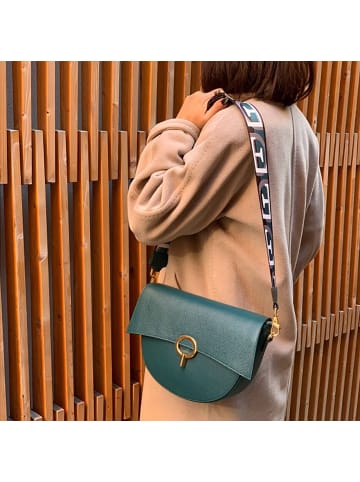 Florence Florence Umhängetasche, Citytasche Leder schwarz ca. 30cm