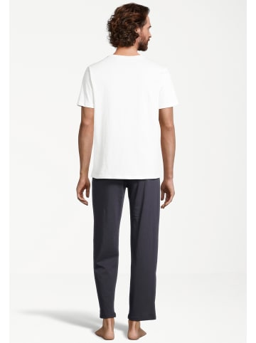 Marc O´Polo Bodywear Schlafanzug Mix & Match Cotton in Dark navy / white cotton
