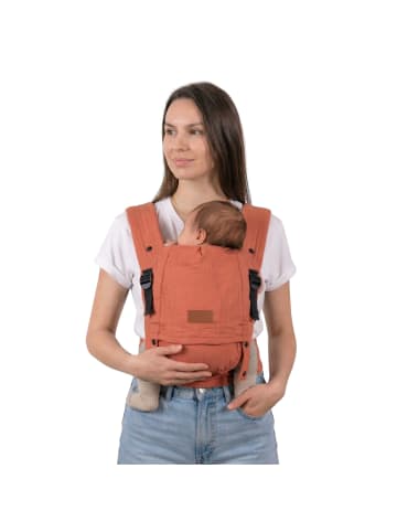 Schmusewolke Aurora Terracotta - Babytrage aus Musselin