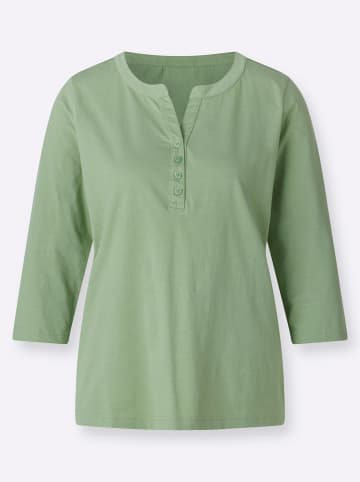 Sieh an! 3/4-Arm-Shirt in eucalyptus