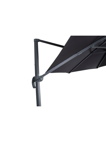 ebuy24 Sonnenschirm  Leeds Schwarz 350 x 350 cm