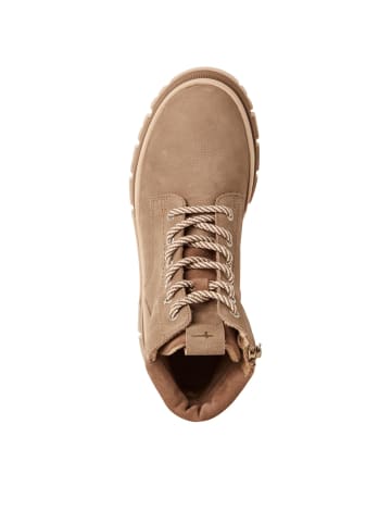 Tamaris Schnürboots in Beige