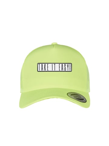 F4NT4STIC Trucker Cap Neon Take It Easy in neonyellow