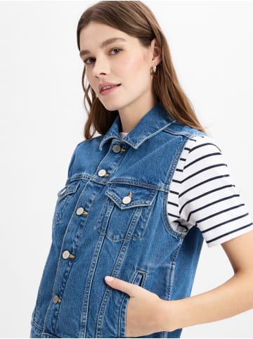 armedangels Weste Ersaa in blue stone - 0001