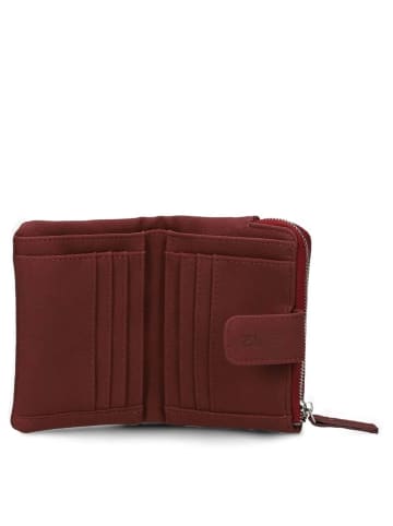 Zwei Mademoiselle MW5 - Geldbörse 6cc 13 cm (sage) in rubin
