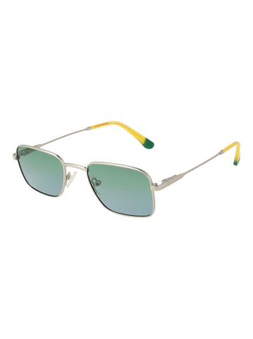 Funky Buddha Herren Sonnenbrillen Rechteck Silber