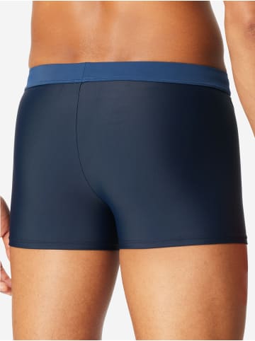 Schiesser Boxer-Badehose Ocean Swim in nachtblau