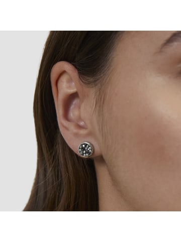 s.Oliver Ohrstecker mit funkelnden Stein Details in silber