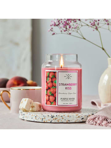 Purple River Duftkerze Purple River - Strawberry Kiss