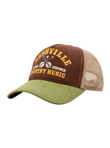 King Kerosin King Kerosin Trucker Cap Nashville in braun