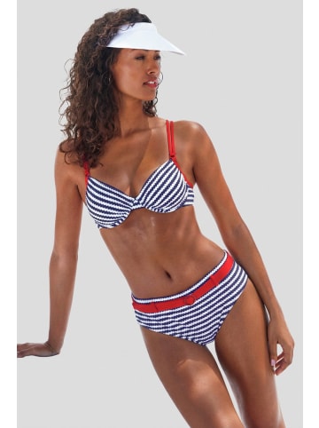 s.Oliver Bügel-Bikini-Top in marine-weiß