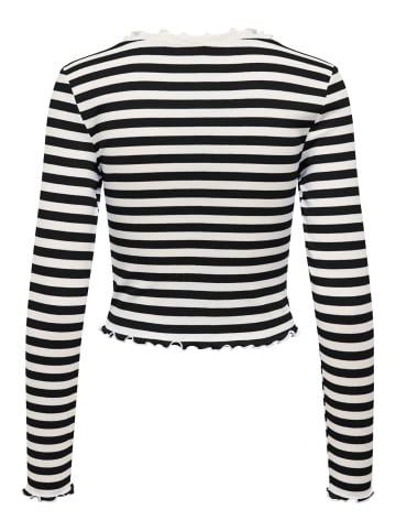 ONLY Jersey-Top 'ONLLAILA' Schwarz