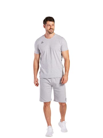 erima Herren Essential Team T-Shirt in hellgrau melange/slate grey