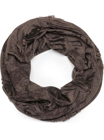 styleBREAKER Loop Schal in Braun
