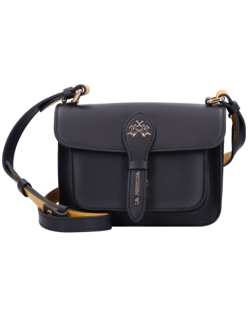 La Martina Clarita Mini Bag Umhängetasche Leder 17 cm in black