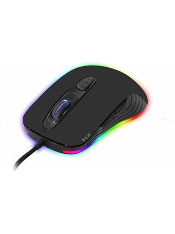 Inca Inca PHALDOR RGB Makro Tastem Professional Gaming Maus schwarz in schwarz