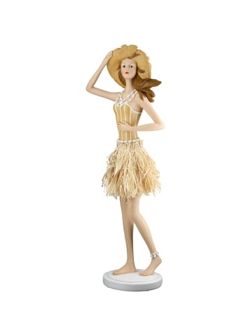 GILDE Figur Suzanne creme, weiß - (H) 58,5 cm