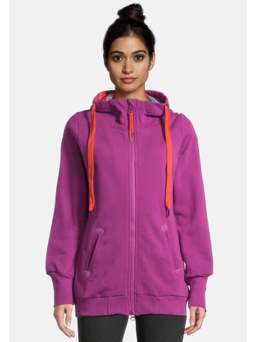 Salzhaut Sweatjacke REFFEN in Plum
