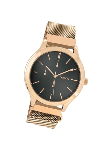 Oozoo Analog-Armbanduhr Oozoo Timepieces rosegold groß (ca. 45mm)