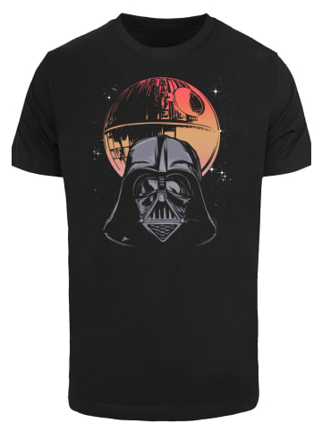 F4NT4STIC T-Shirt Star Wars Darth Vader Death Star in schwarz