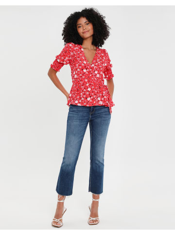 Threadbare Wickelshirt in Red