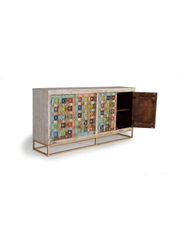 Giner y Colomer Sideboard aus Mangoholz in Multicolored